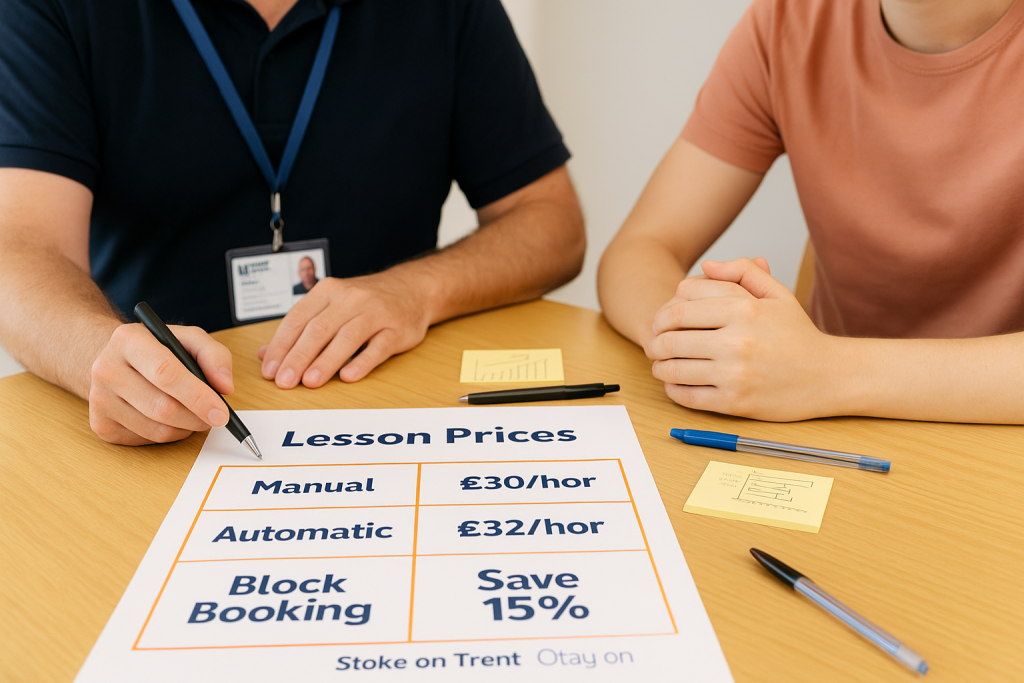 driving-lesson-prices-Stoke-on-Trent